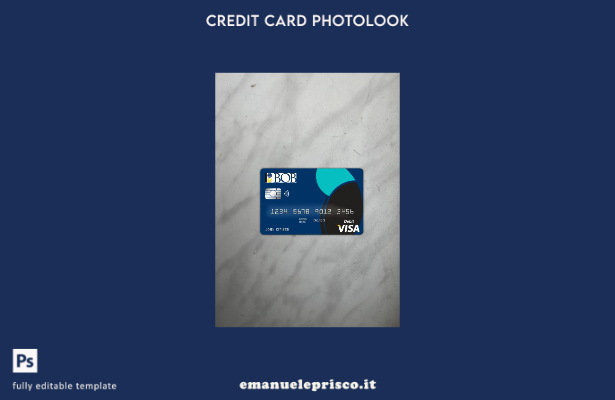 stile verificato modello frontale della carta Visa della Banca delle Bahamas